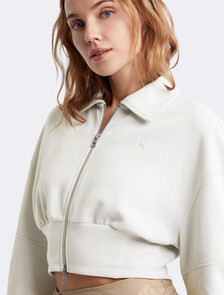 Ruched Sleeve Jacket, LUNAR ROCK, hi-res