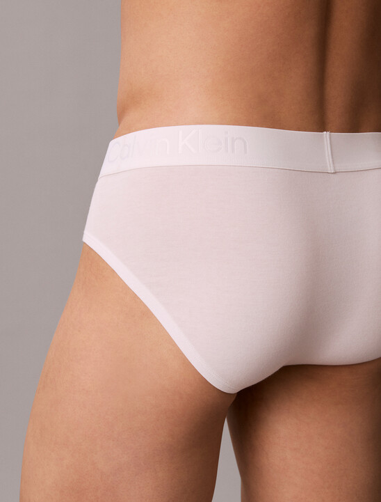 CK Black Cotton Stretch Hip Brief