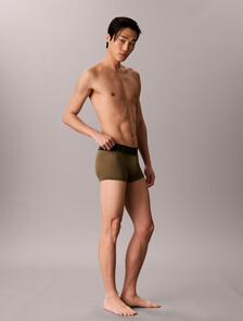 3 Pack Low Rise Trunks - Intense Power Air, Black/Olive Night/Orange Frosting, hi-res
