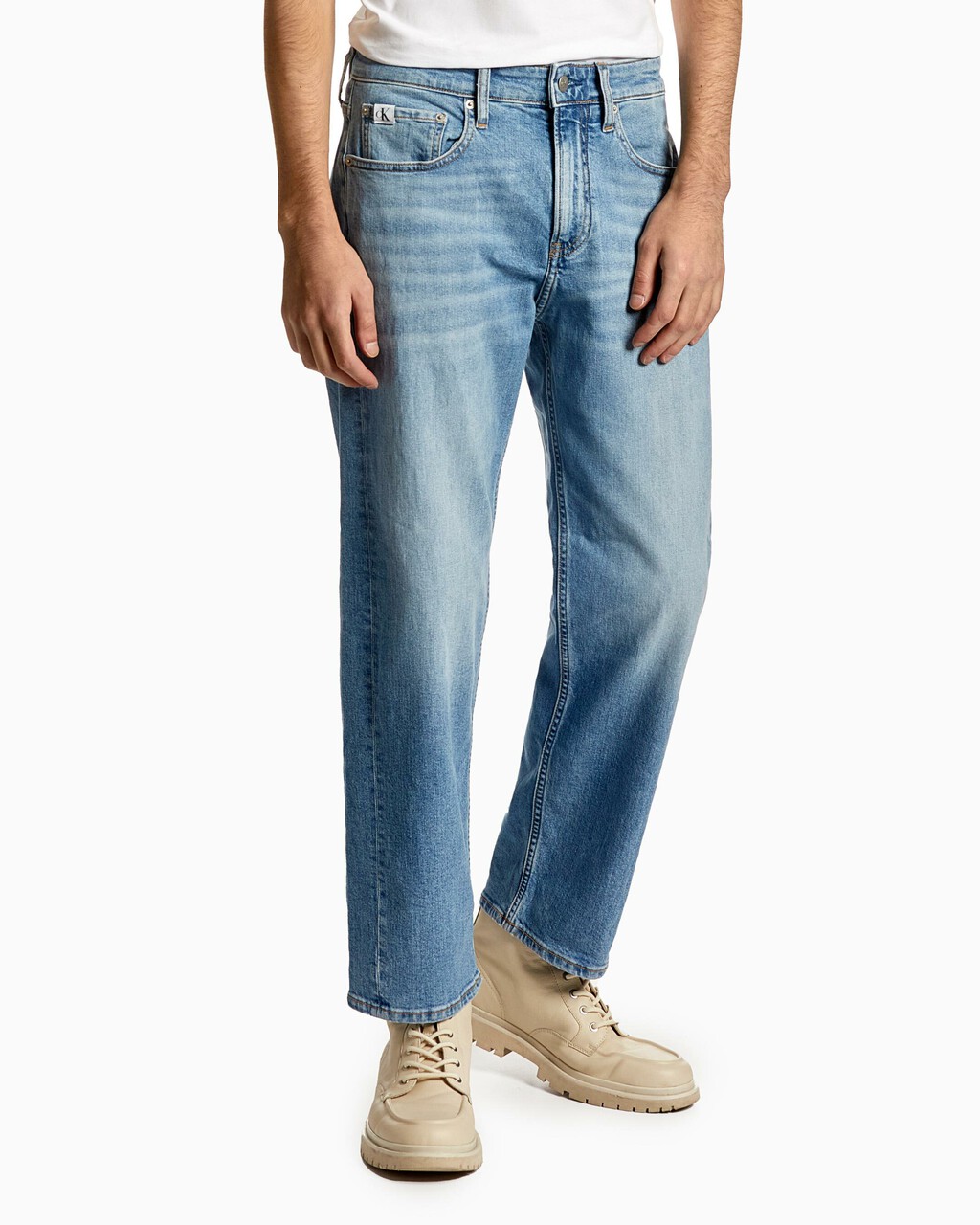 Descubrir 73+ imagen calvin klein crop jeans