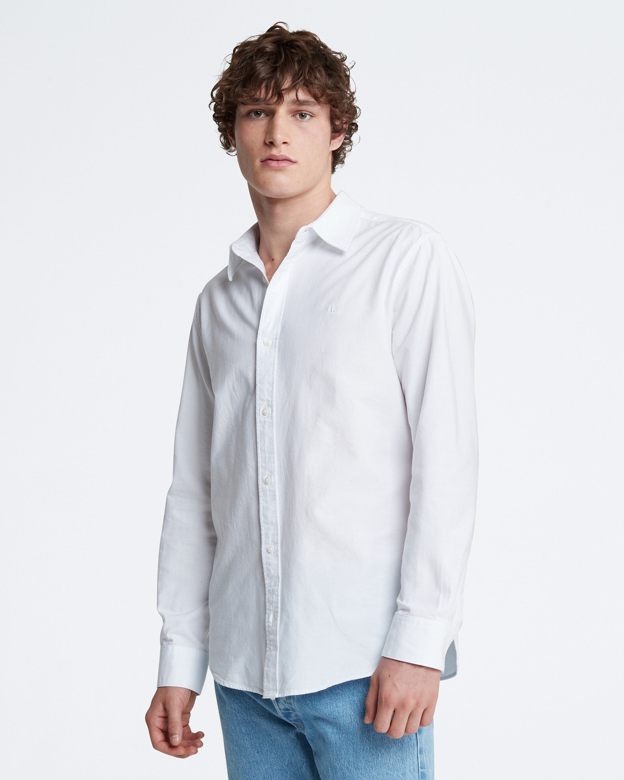 Oxford Classic Shirt white Calvin Klein Taiwan