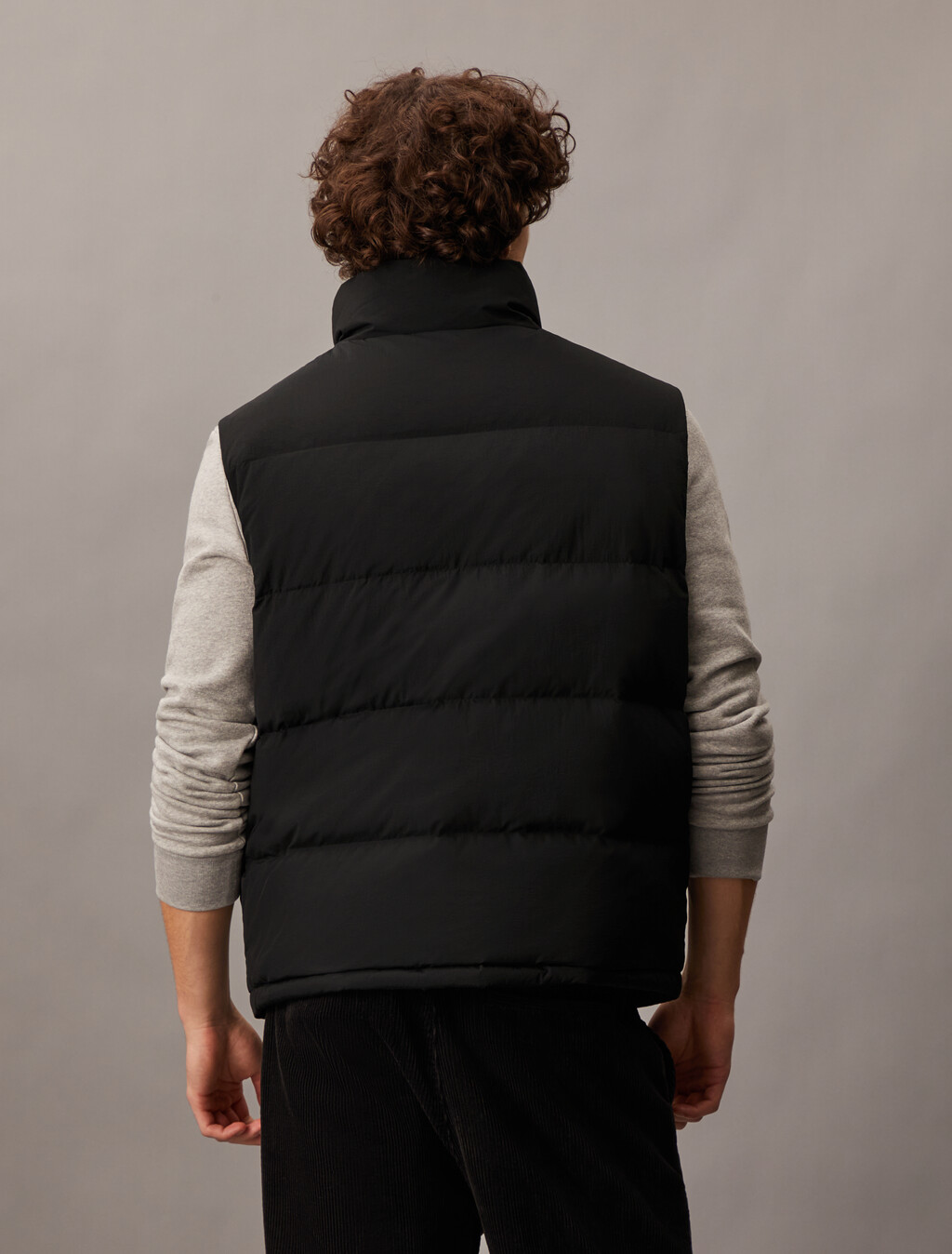Essential Down Vest, Ck Black, hi-res
