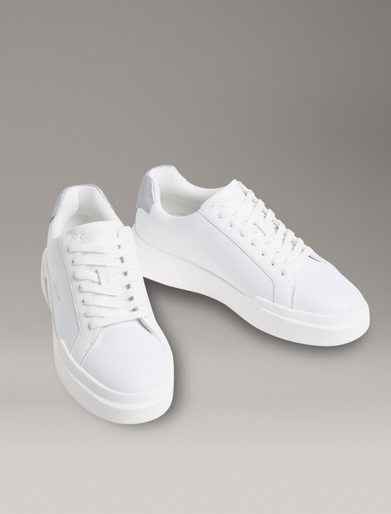 CK Avenue - Leather Logo Trainers