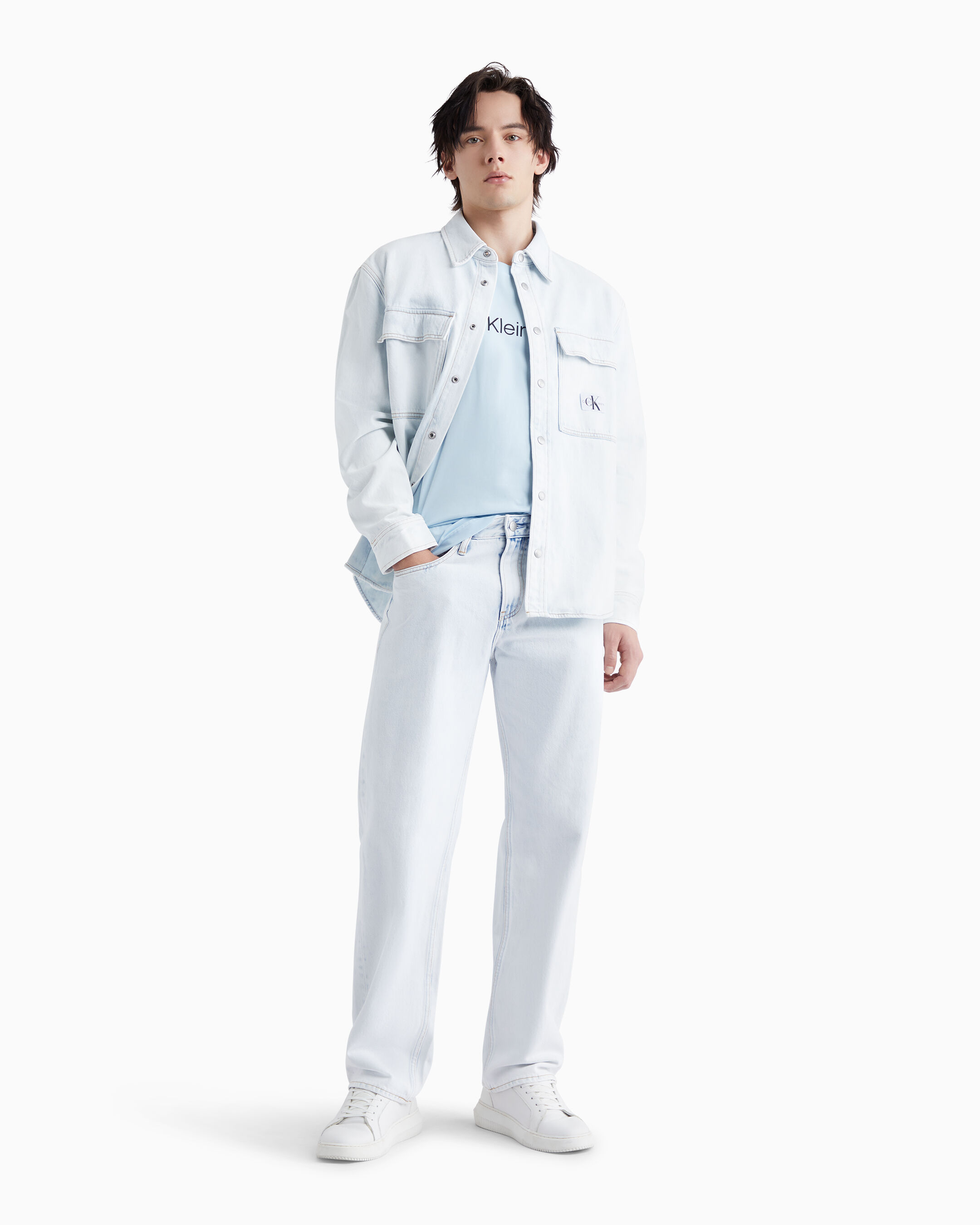 Calvin klein discount denim shirt