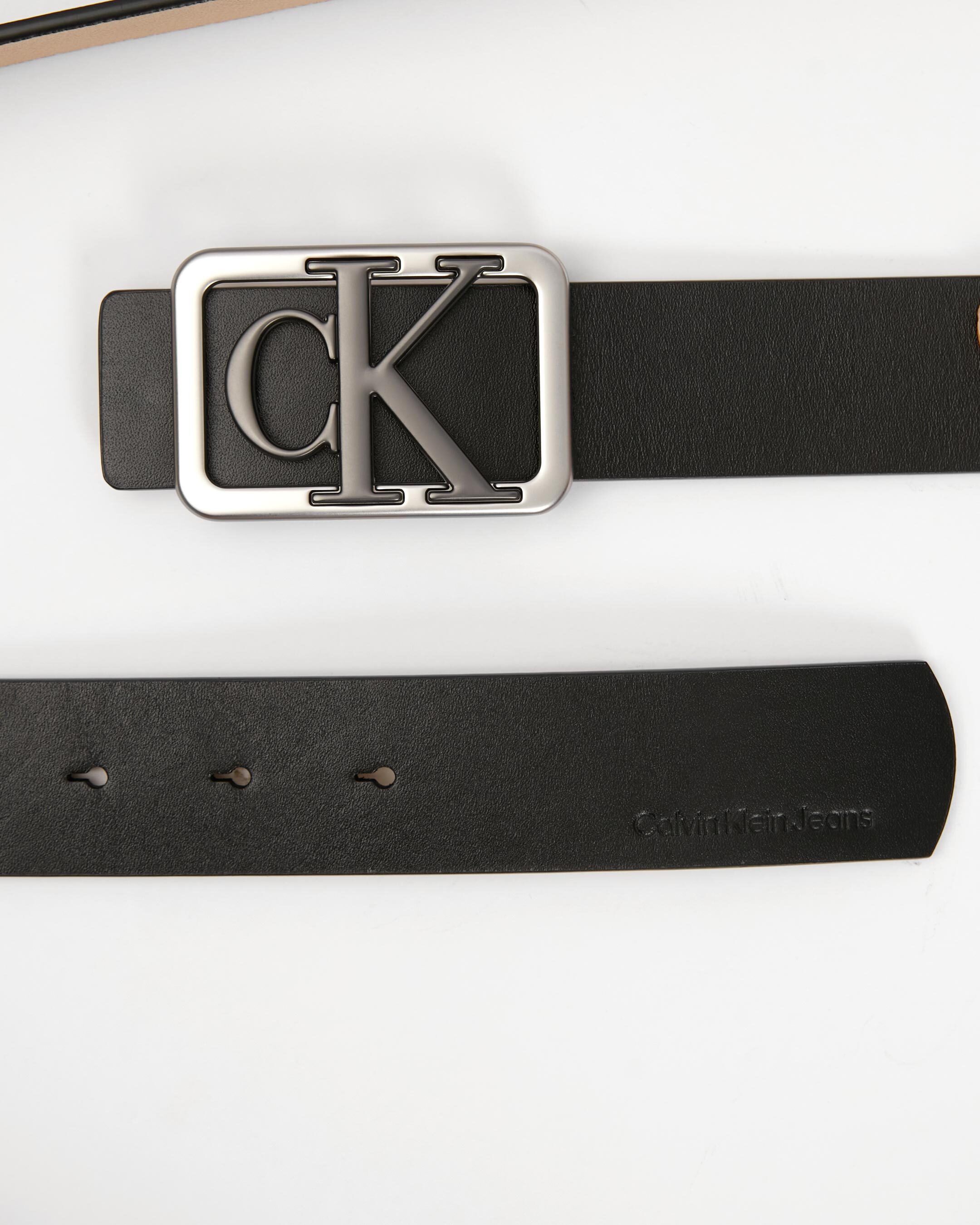 Calvin klein shop reversible monogram belt