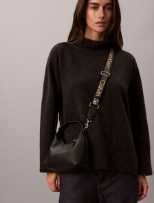 Bold Strap 小型包, Black/Shiny Nickel, hi-res