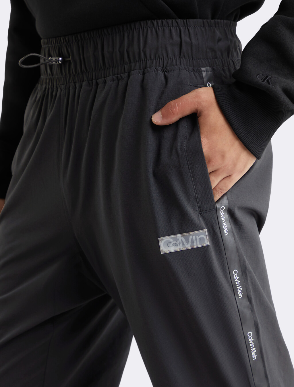 Unisex Woven Joggers, Ck Black, hi-res