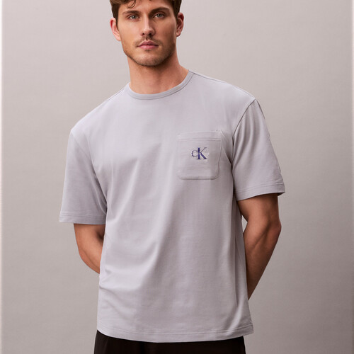 Icon Cotton 彈性睡裝上衣 Misty Grey