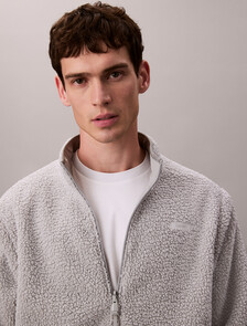 Reversible Sherpa Jacket, Greatest Grey, hi-res