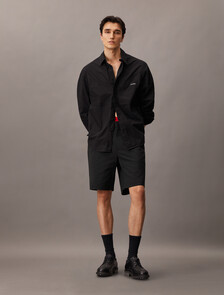 Tech Half Elastic Short, Black, hi-res