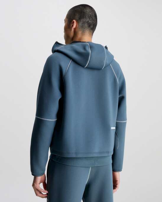 Zip Up Logo Hoodie
