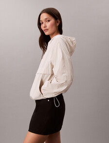 便攜輕便寬版風衣, Chalk, hi-res