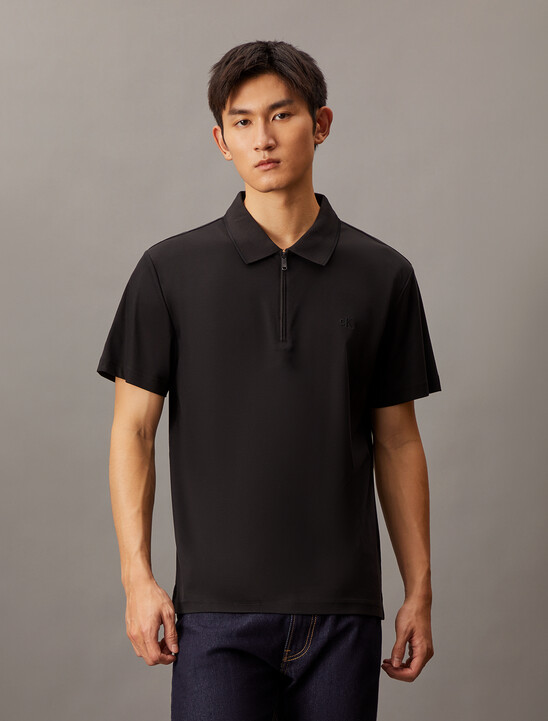 Smooth Cotton UV Protect Half Zip Pollo