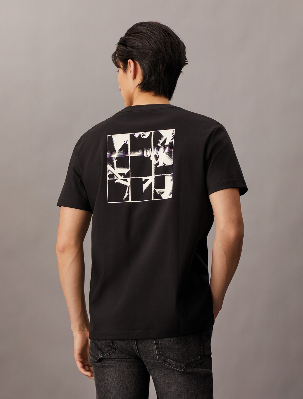 Graphic Logo Regular Tee, Ck Black, hi-res