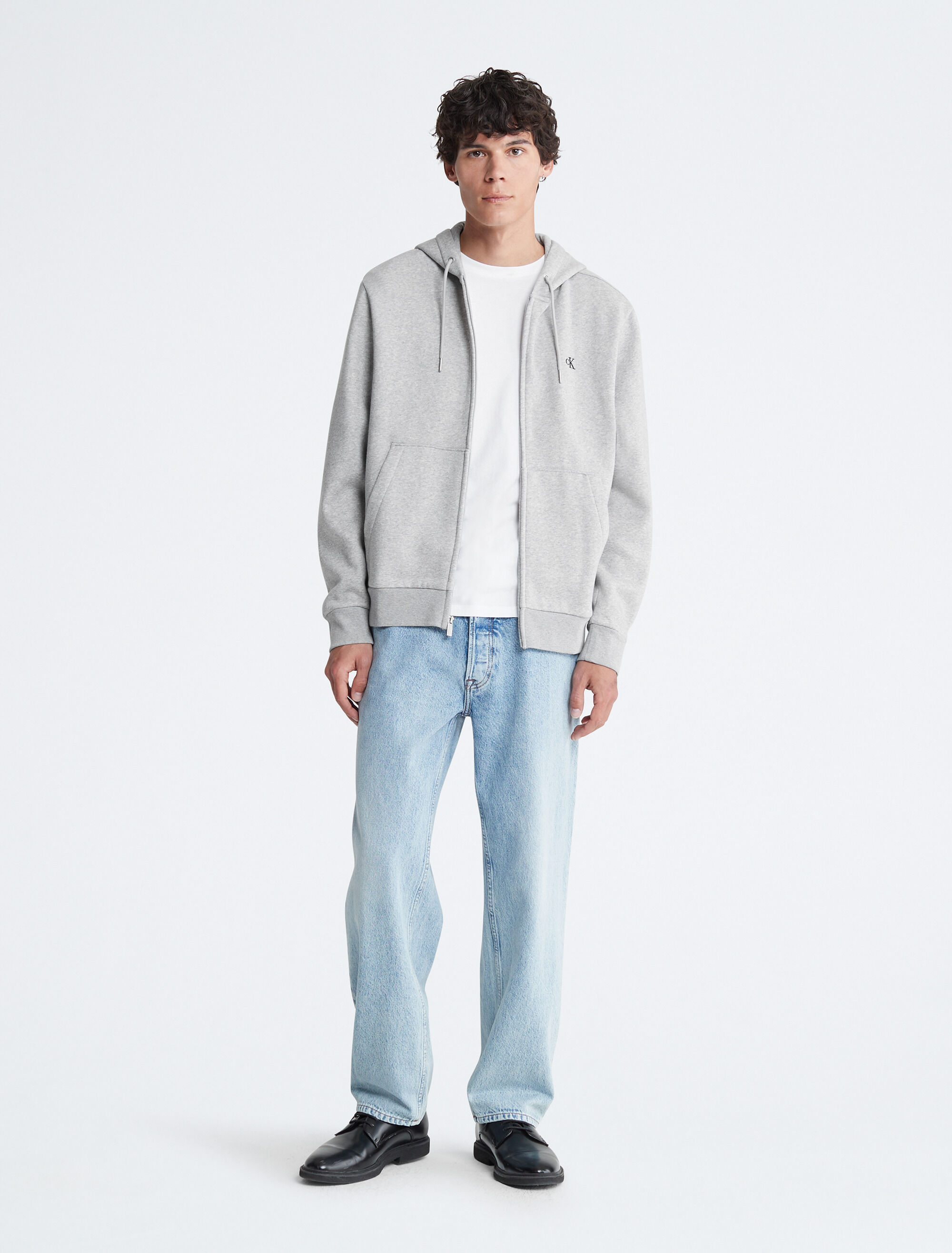 Calvin klein hotsell hoodie blue