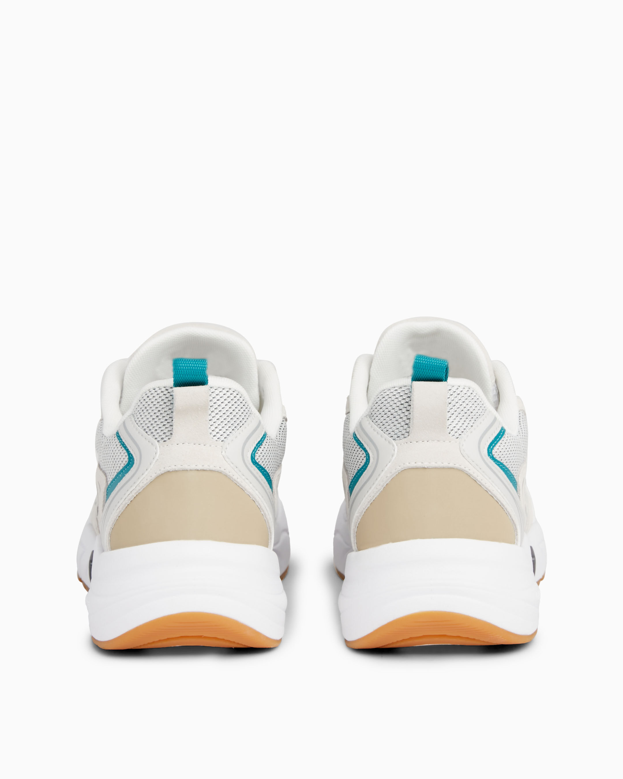 Calvin klein navy hotsell & orange marvin trainers