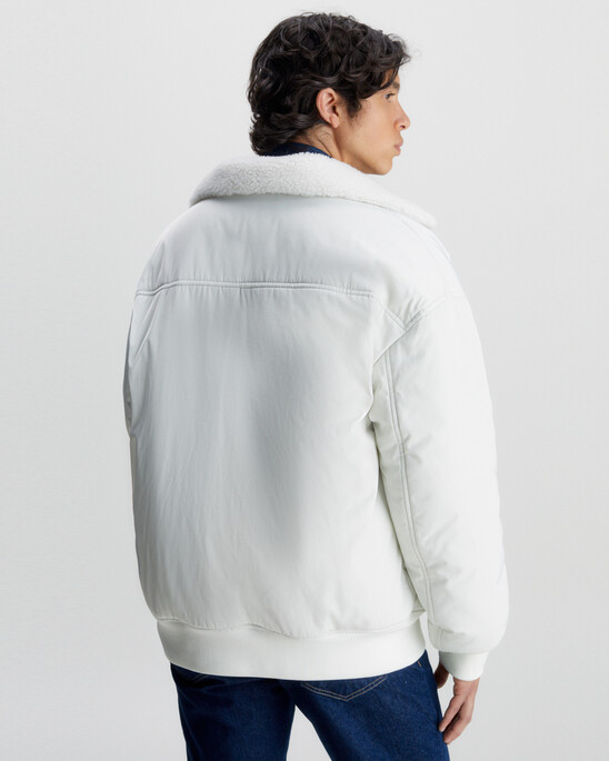 Reversible Sherpa Bomber Jacket