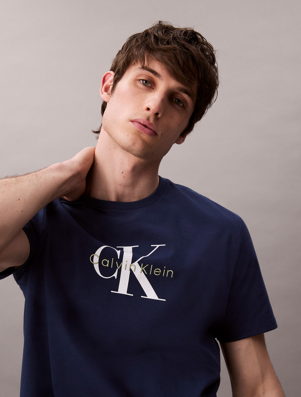 Monogram 標誌 T 恤, Blue Jean, hi-res