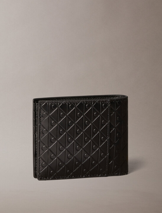 Embossed Emblem Billfold Wallet