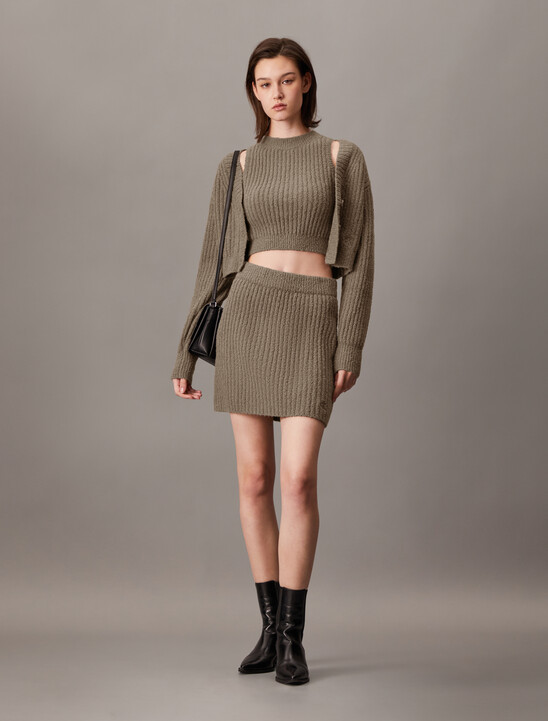 Chenille Mini Skirt