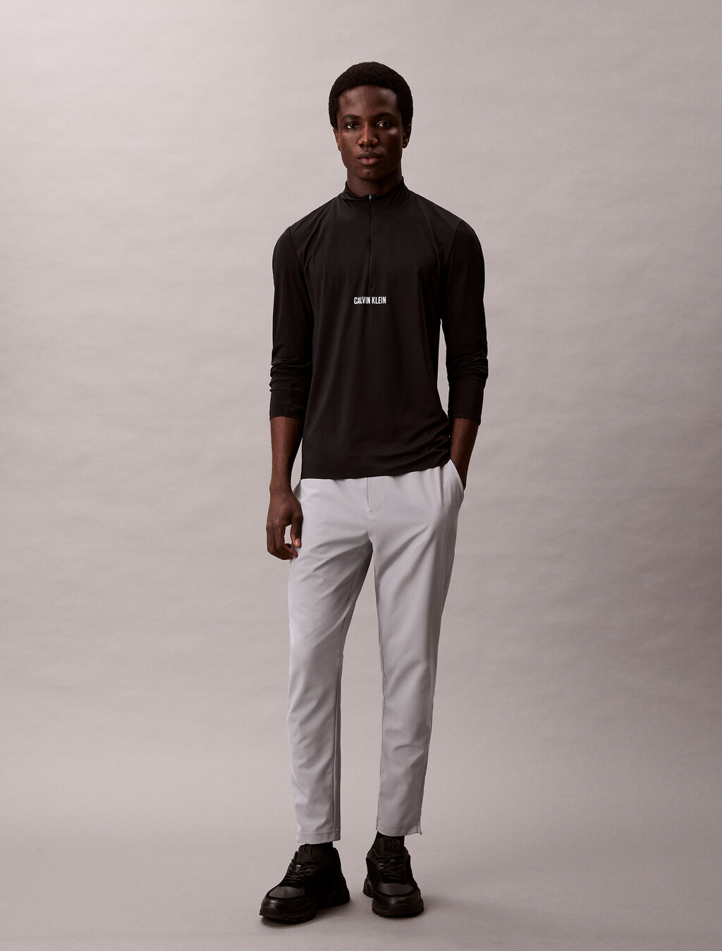 梭織長褲, Sleet, hi-res