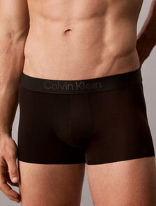 CK Black Microfiber Stretch Low Rise Trunk, Black, hi-res