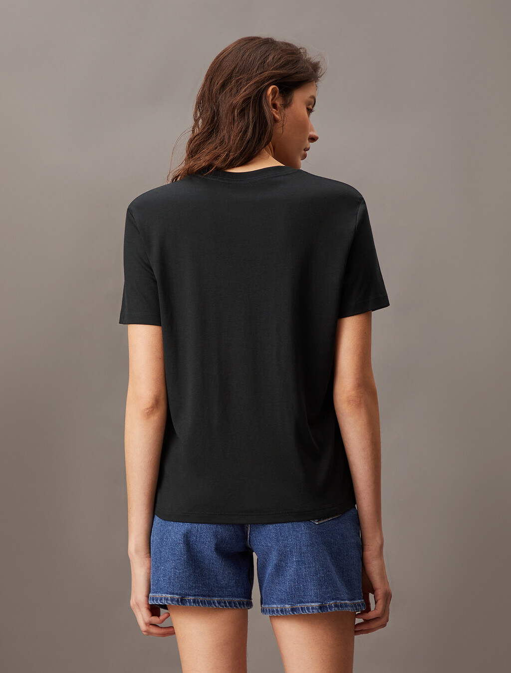 經典 Monogram 標誌 T 裇, Black, hi-res