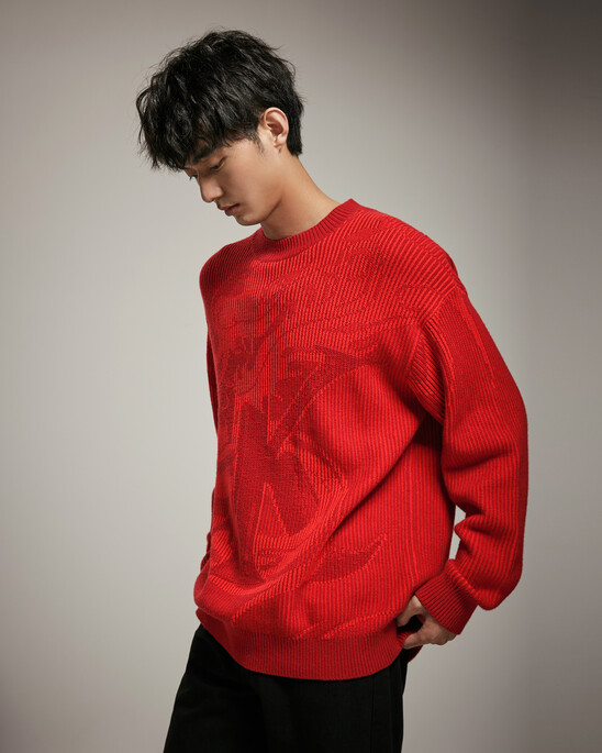Year of the Dragon Monogram Sweater