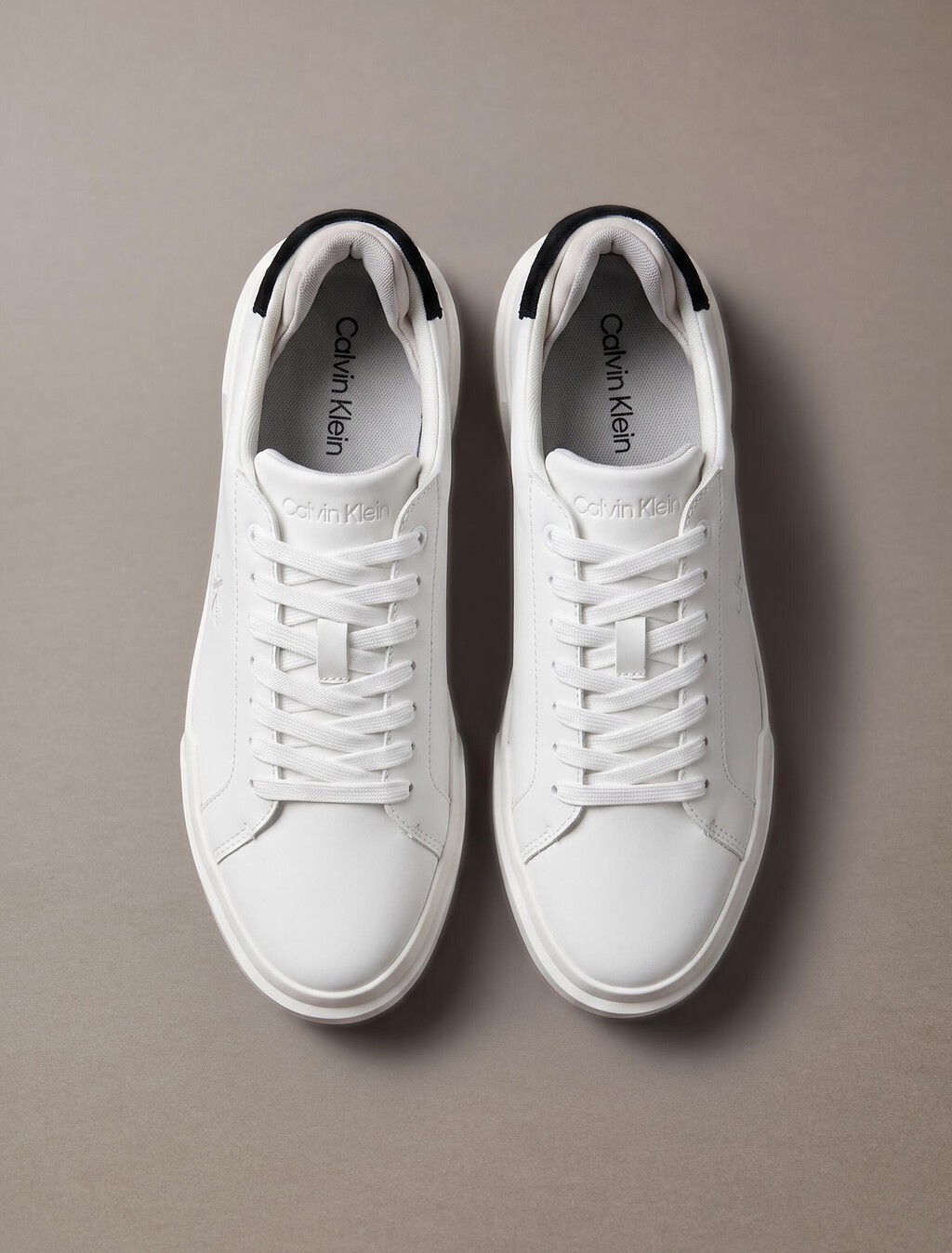 CK Monogram 厚底休閒鞋, Bright White/Black/Light Grey, hi-res