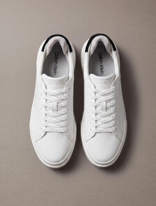 CK Monogram 厚底休閒鞋, Bright White/Black/Light Grey, hi-res