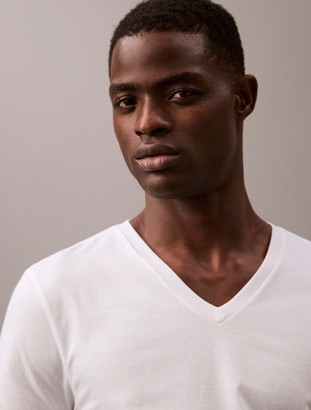 Cotton Classics 3-Pack V-Neck T-Shirt, WHITE/WHITE/WHITE, hi-res