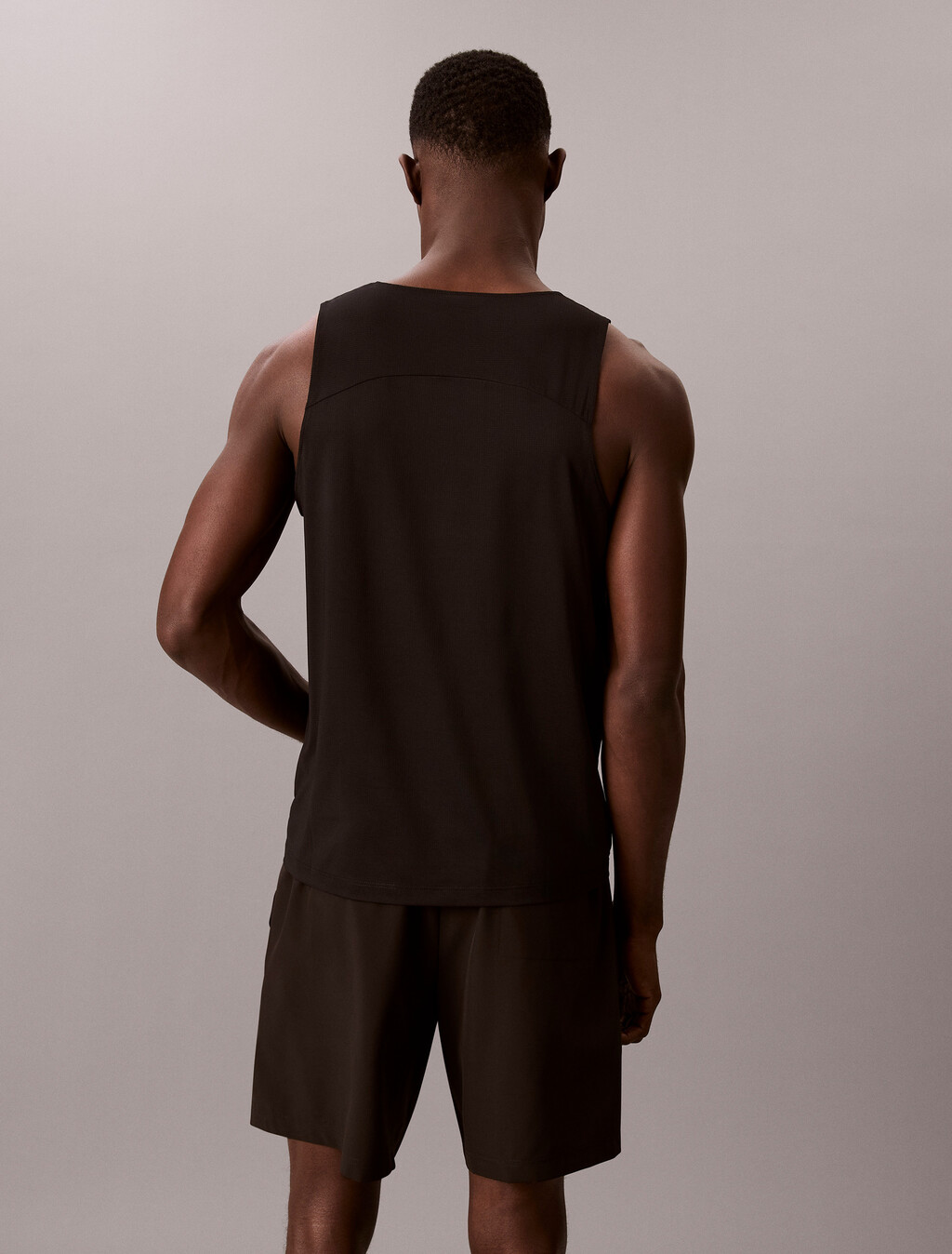 Icon Sport Mesh Tank Top, Black, hi-res