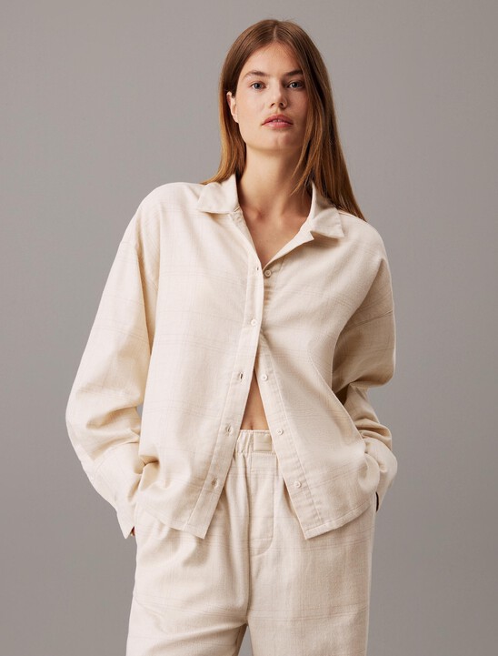 Flannel Sleep Top