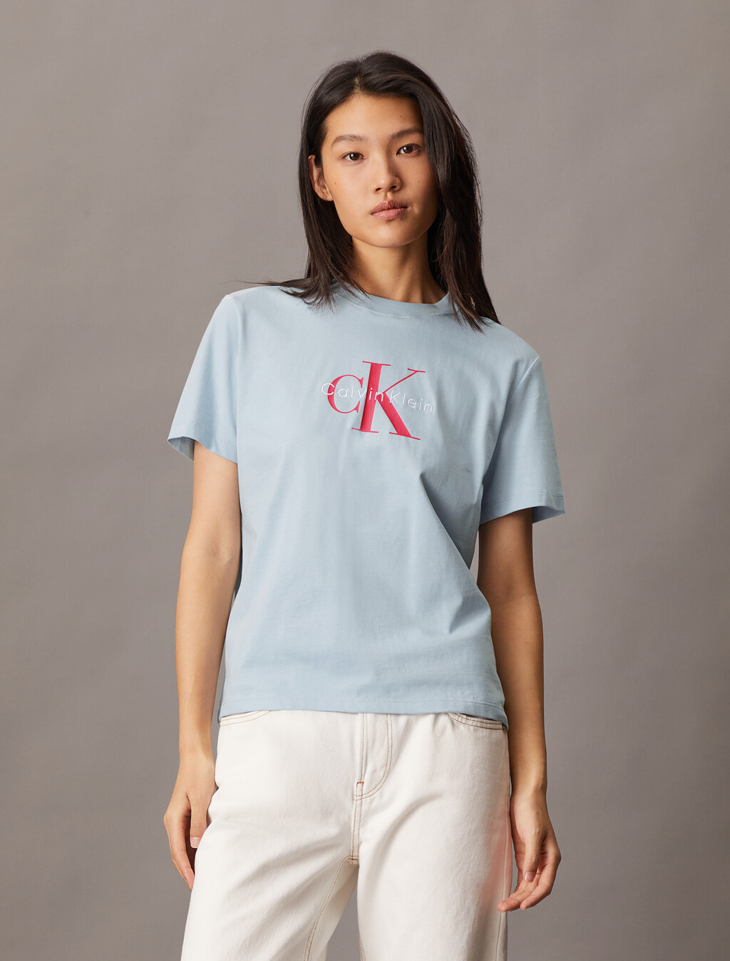 經典 Monogram 圓領 T 恤, Niagara Mist, hi-res
