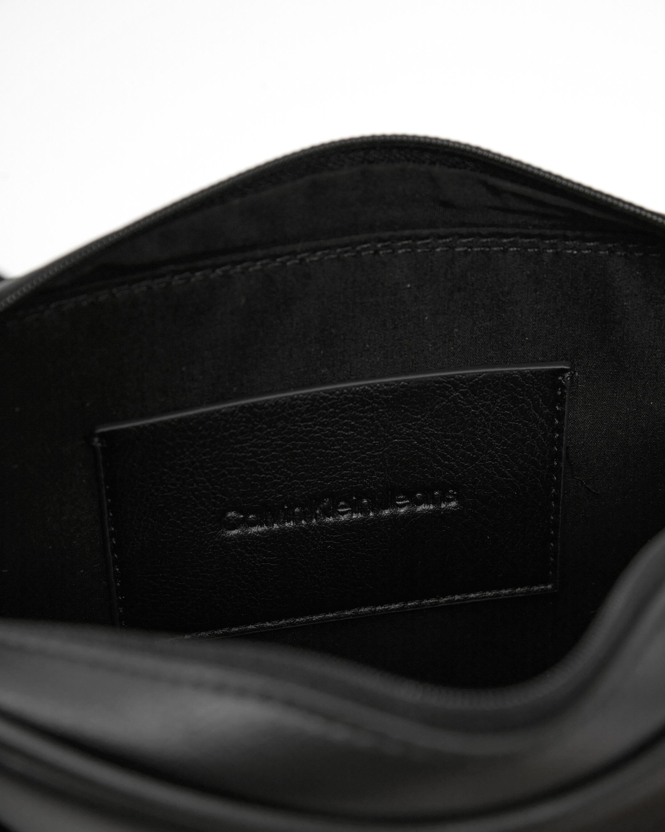 Tagged Flap Camera Bag black Calvin Klein
