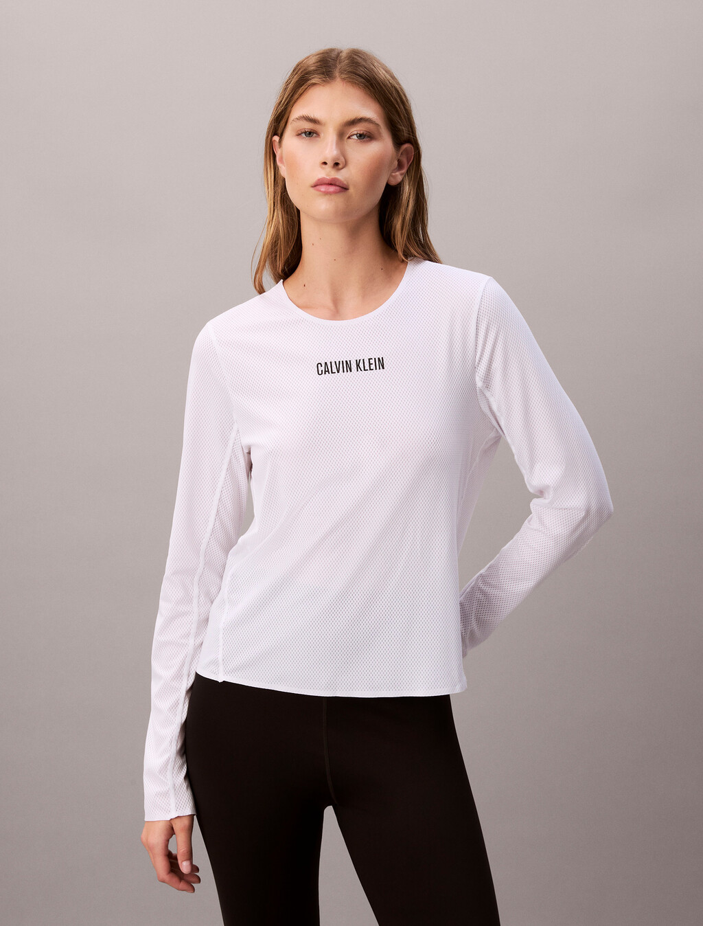 Intense Power 網眼上衣, Brilliant White, hi-res