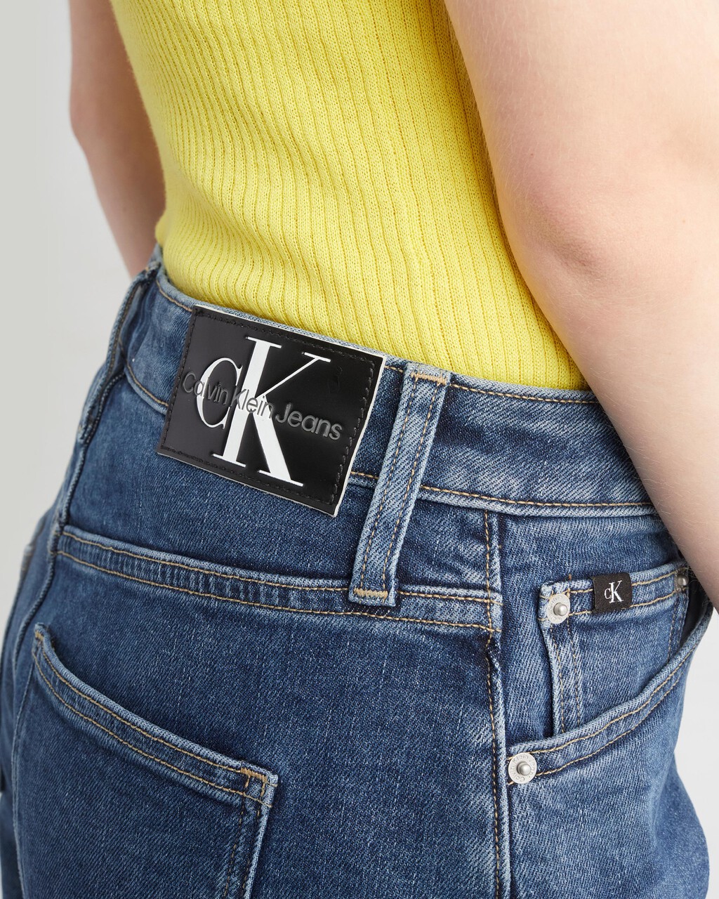 Mainstream puls boksning ITALIAN DENIM SIDE SLASH 90S STRAIGHT JEANS