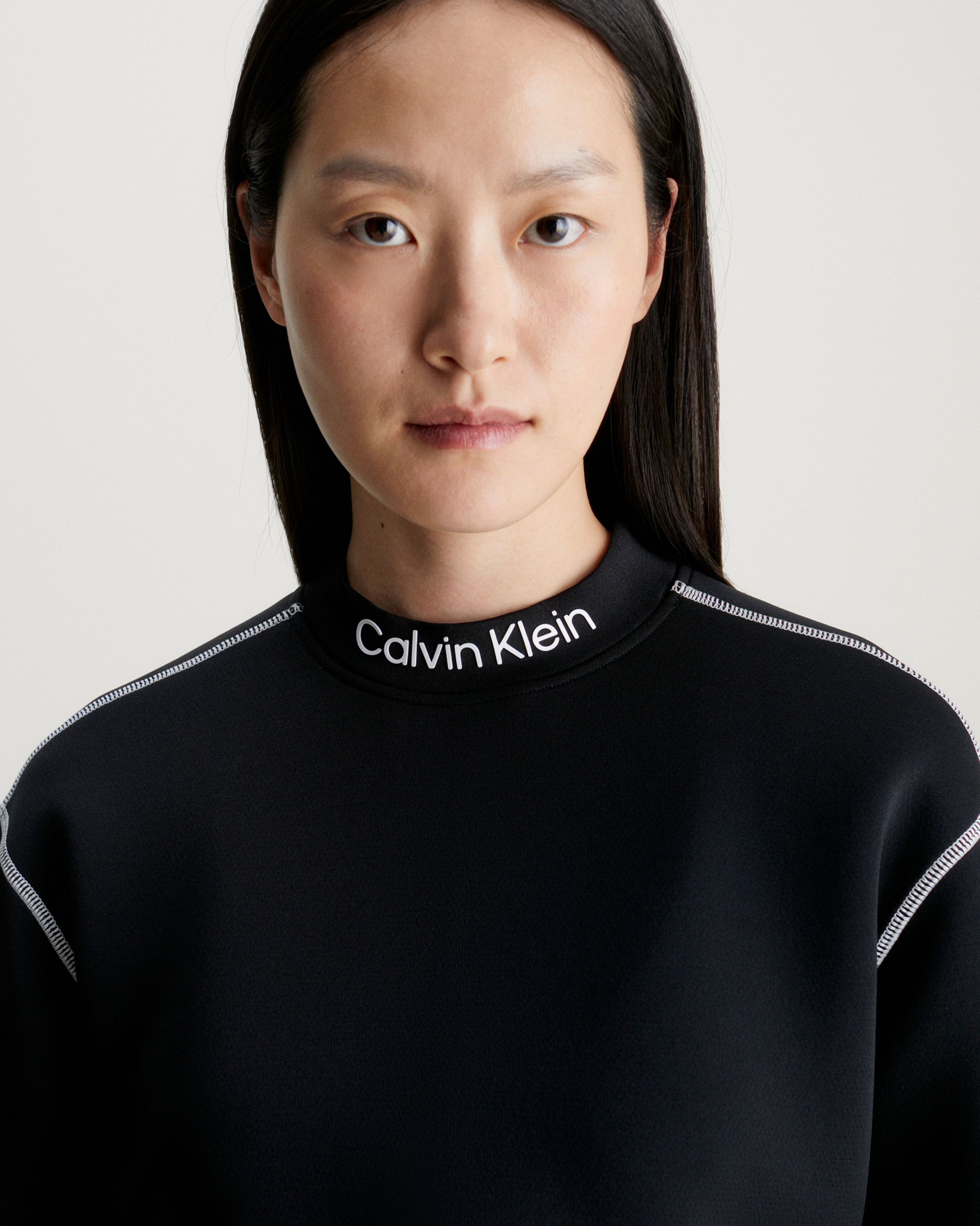 Calvin klein neck logo cheap