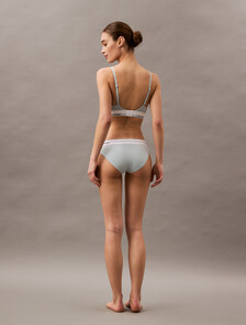 Icon Cotton 輕盈內襯三角罩杯內衣, Sterling Blue, hi-res