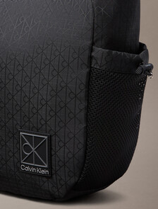 Water-Repellent Crossbody Duffle Bag, Black, hi-res