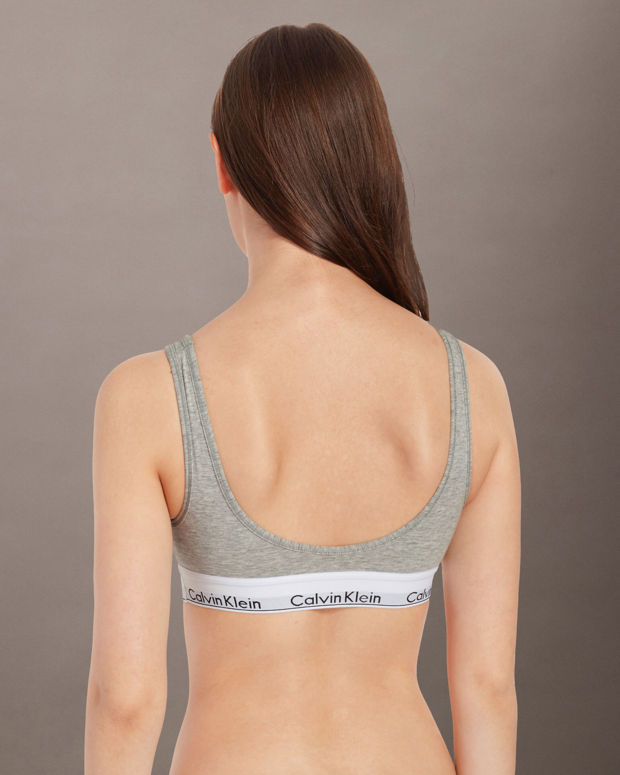 Scoop Back Lightly Lined Bralette | black | Calvin Klein Taiwan