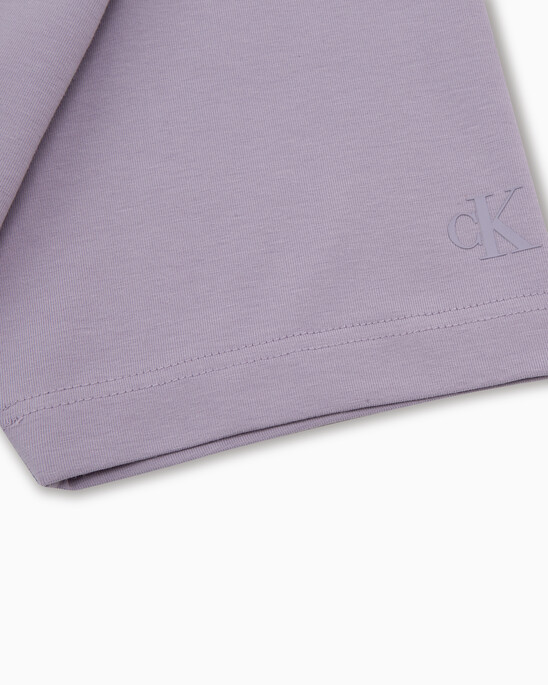 Metallic Foil Monogram Organic Cotton Tee