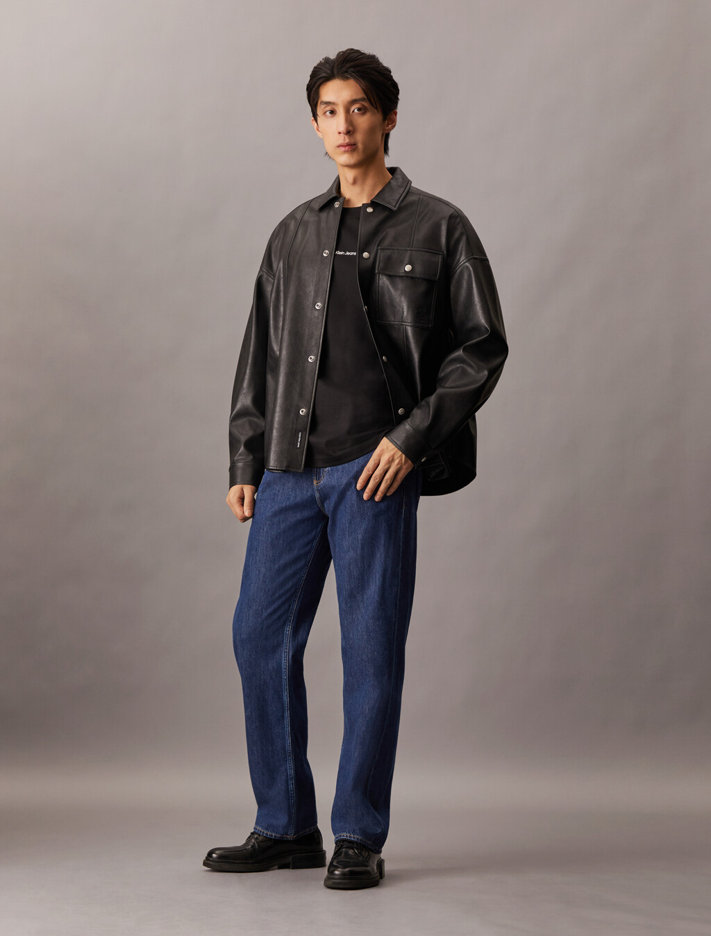 Light Denim 90s Straight Jeans, Denim Dark, hi-res