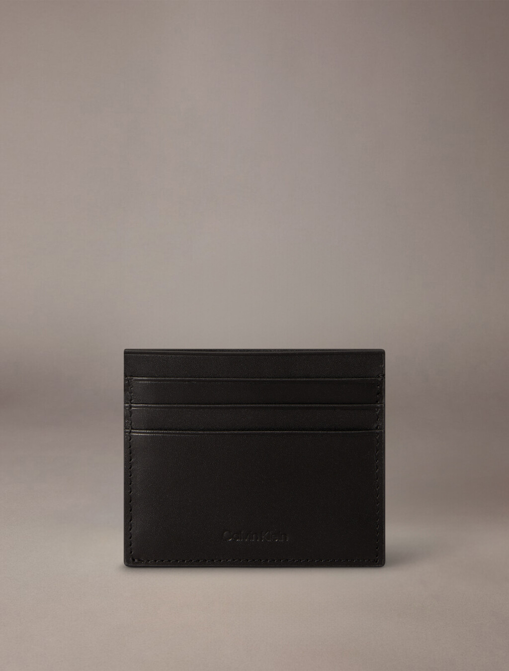 CK 嵌飾票卡夾, Black, hi-res