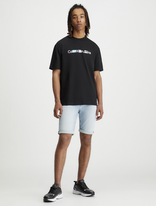 Logo Photo Print T-Shirt