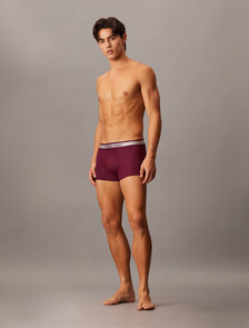 Tonal Logo Microfiber Low Rise Trunks, Purple Glo, hi-res