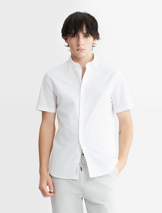 Tonal Monogram Short Sleeve Shirt