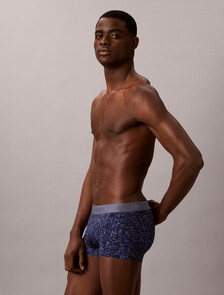 Low Rise Trunks - CK Black, Folded Flowers Grisaille, hi-res