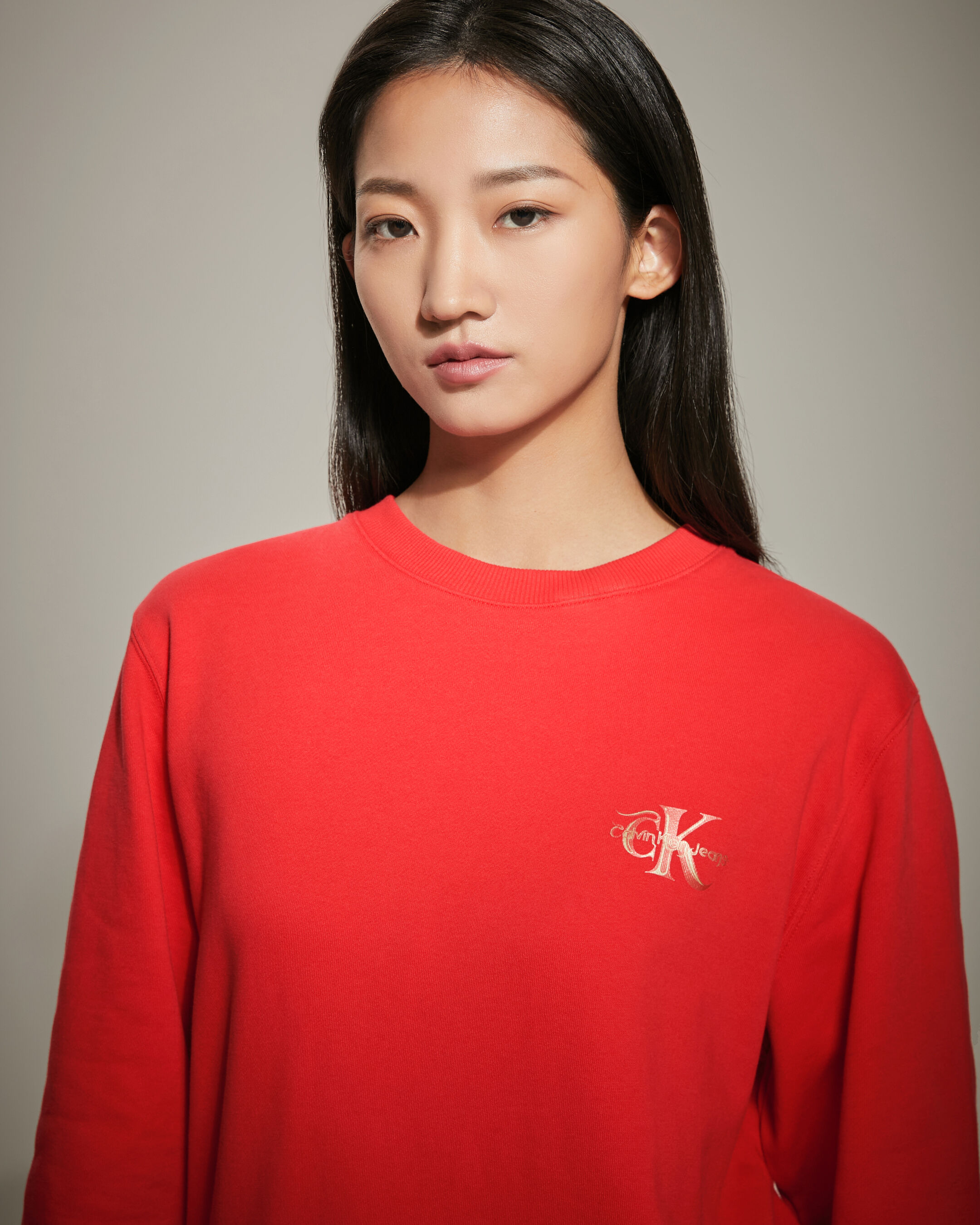 Calvin klein jeans monogram sweatshirt clearance