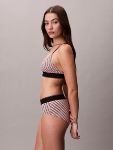 CK Graphic 低腰內褲, MINI STEPPING LOGO BRIGHT PEACH, hi-res